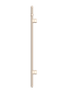 Heated Vertical Towel Rail Champagne