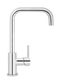 Round Kitchen Mixer Tap  Chrome