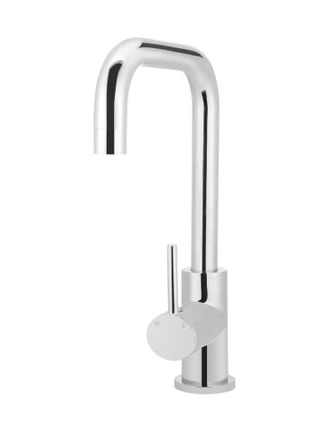 Round Kitchen Mixer Tap  Chrome