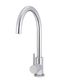 Round Gooseneck Kitchen Mixer Tap  Chrome