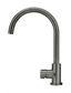 Round Gooseneck Kitchen Mixer Tap - Pinless Handle Shadow