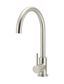 Round Kitchen Mixer Tap  Brushed Nickel