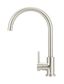 Round Kitchen Mixer Tap  Brushed Nickel