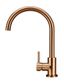 Round Kitchen Mixer Tap  Lustre Bronze