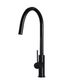 Round Piccola Pull Out Kitchen Mixer Tap  Matte Black