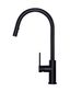 Round Piccola Pull Out Kitchen Mixer Tap  Matte Black