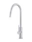 Round Piccola Pull Out Kitchen Mixer Tap  Chrome