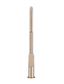 Round Piccola Pull Out Kitchen Mixer Tap - Paddle Handle Champagne