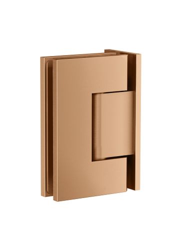 Glass to Wall Shower Door Hinge Lustre Bronze