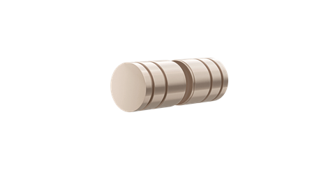 Shower Door Round Handle Champagne