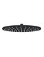 Round Shower Rose 300mm  Matte Black