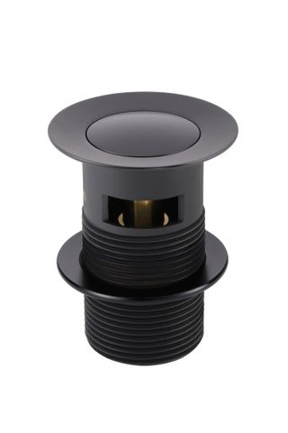 Basin Pop Up Waste 32mm - Overflow / Slotted  Matte Black