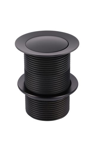 40mm Pop Up Waste - No Overflow / Unslotted  Matte Black