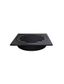 Square Floor Grate Shower Drain 100mm outlet  Matte Black