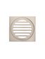 Square Floor Grate Shower Drain 100mm outlet  Champagne