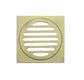 Square Floor Grate Shower Drain 100mm outlet  Tiger Bronze