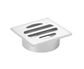 Square Floor Grate Shower Drain 50mm outlet Chrome