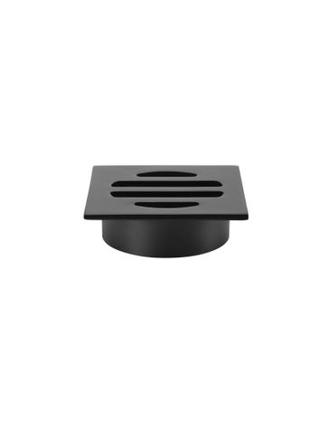 Square Floor Grate Shower Drain 50mm outlet  Matte Black