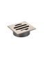 Square Floor Grate Shower Drain 50mm outlet  Champagne