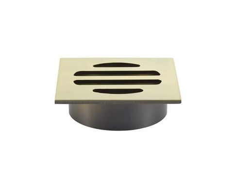 Square Floor Grate Shower Drain 50mm outlet  Tiger Bronze