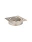 Square Floor Grate Shower Drain 80mm outlet  Champagne