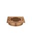 Square Floor Grate Shower Drain 80mm outlet  Lustre Bronze