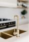 Kitchen Sink - One & Half Bowl 670 x 440  Brushed Bronze Gold