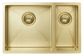 Kitchen Sink - One & Half Bowl 670 x 440  Brushed Bronze Gold