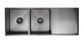 Kitchen Sink - Drainboard Double Bowl 1160*440*200 Gunmetal