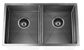 Kitchen Sink - Double Bowl 760 x 440  Gunmetal