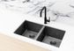 Kitchen Sink - Double Bowl 760 x 440  Gunmetal