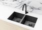 Kitchen Sink - Double Bowl 760 x 440  Gunmetal