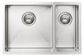 Kitchen Sink - One & Half Bowl 670 x 440  Brushed Nickel