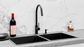 Kitchen Sink - Double Bowl 860 x 440  Gunmetal