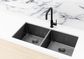 Kitchen Sink - Double Bowl 860 x 440  Gunmetal