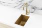 Bar Sink - Single Bowl 382 x 272  Brushed Bronze Gold