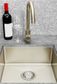 Kitchen Sink - Single Bowl 380 x 440  Brushed Nickel