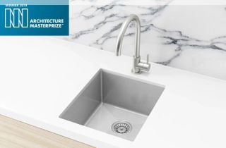 Kitchen Sink - Single Bowl 380 x 440  Brushed Nickel