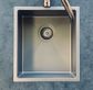 Bar Sink - Single Bowl 382 x 272  Brushed Nickel