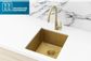 Kitchen Sink - Single Bowl 380 x 440  Brushed Bronze Gold