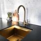 Kitchen Sink - Single Bowl 450 x 450  Brushed Bronze Gold