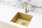 Kitchen Sink - Single Bowl 450 x 450  Brushed Bronze Gold