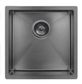 Kitchen Sink - Single Bowl 450 x 450  Gunmetal