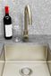 Kitchen Sink - Single Bowl 450 x 450  Brushed Nickel