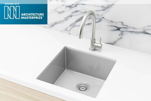 Kitchen Sink - Single Bowl 450 x 450  Brushed Nickel