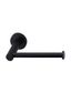 Round Toilet Roll Holder  Matte Black