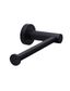 Round Toilet Roll Holder  Matte Black