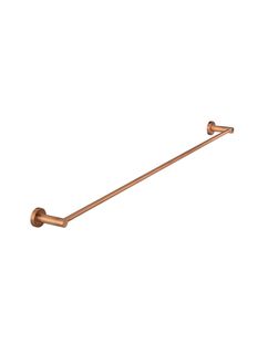 Round Single Towel Rail 900mm  Lustre Bronze