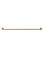 Round Single Towel Rail 900mm  Lustre Bronze