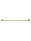 Round Single Towel Rail 900mm  Lustre Bronze